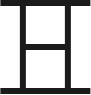 Letter H Big